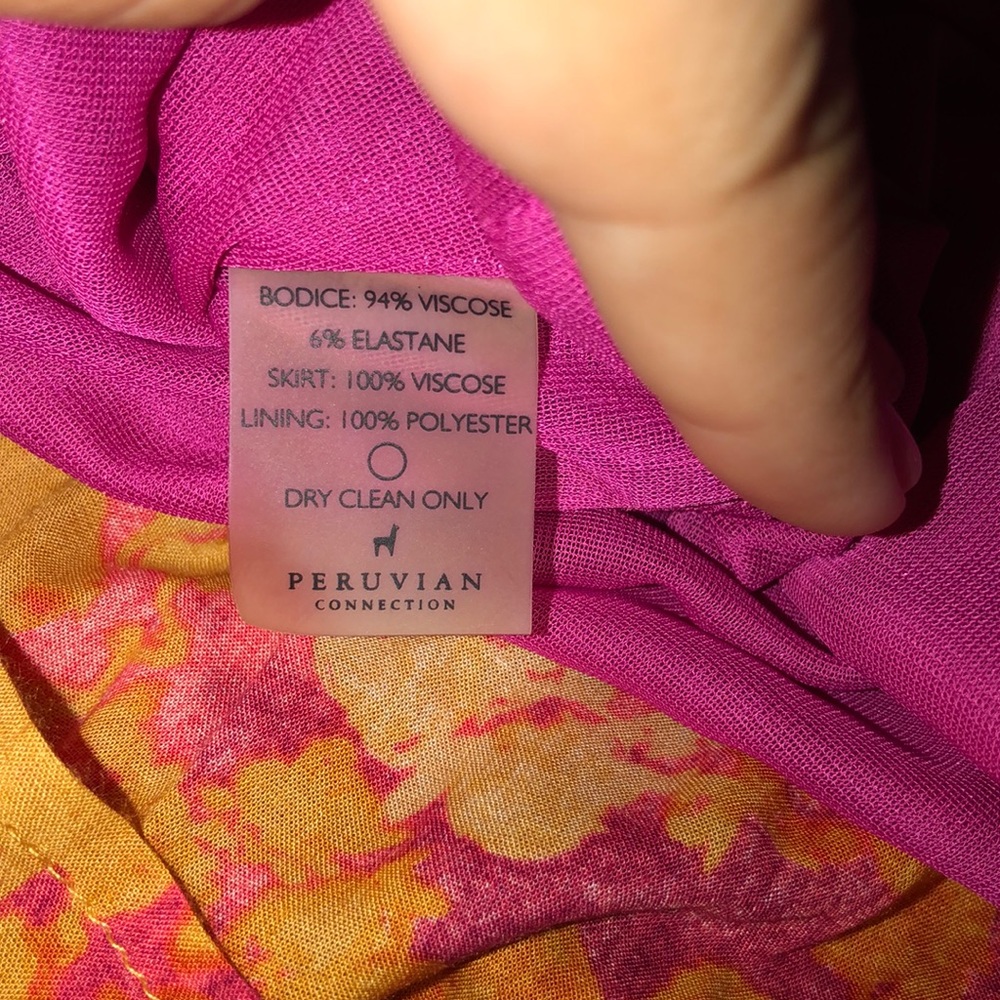 Peruvian Connections Mai Tai sundress Medium - Picture 7 of 7